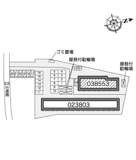 町田市鶴間　月極駐車場（LP）